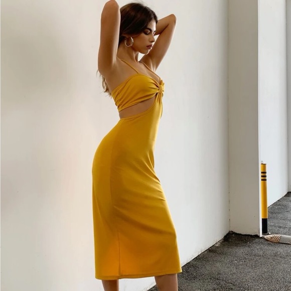 Shein - cut out split hem cami dress - Picture 5 of 5